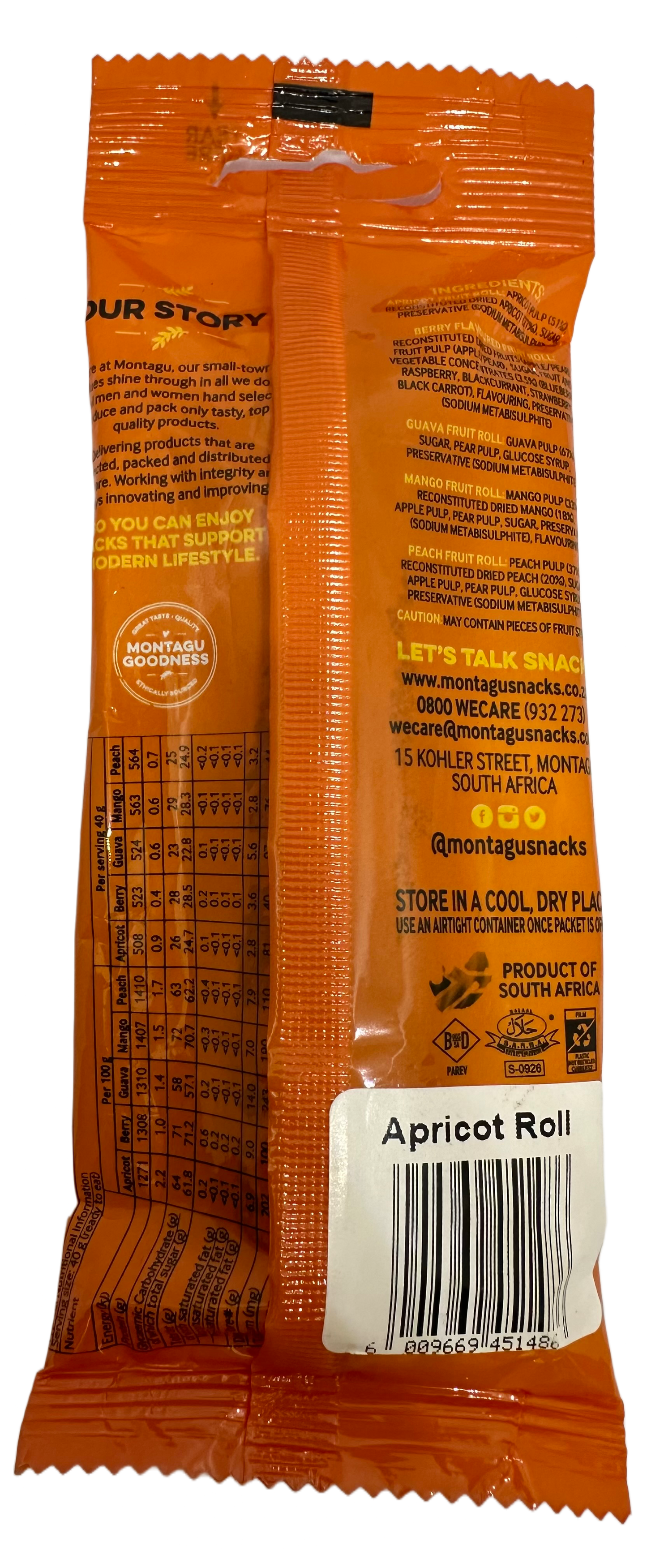 Fruit Roll Apricot - 80g