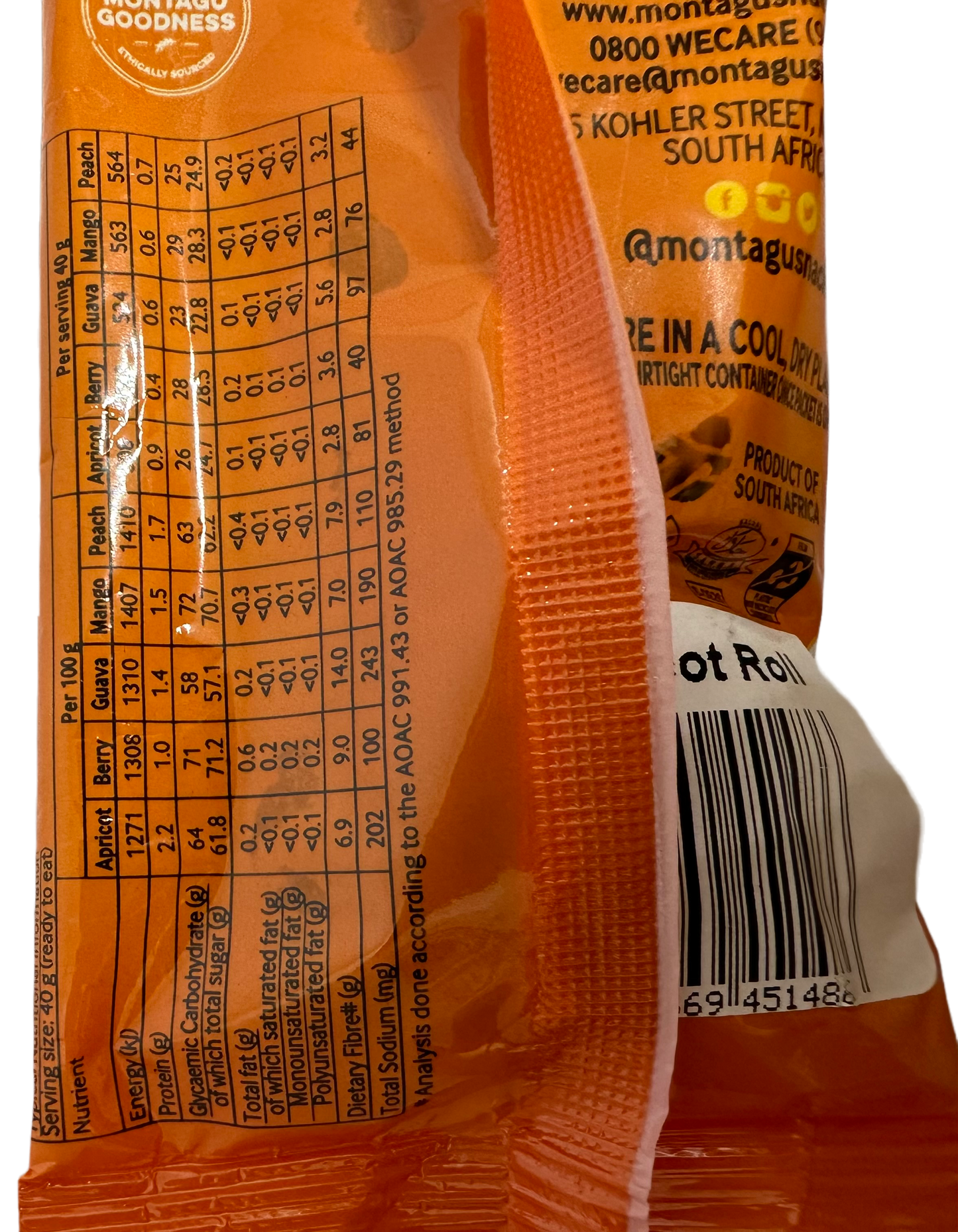 Fruit Roll Apricot - 80g