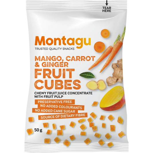 Fruit Cubes Mango, Carrot & Ginger - 50g